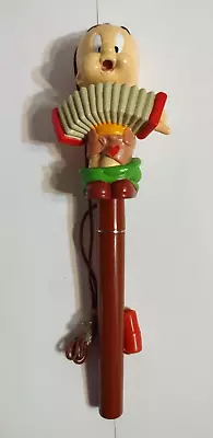Vintage 1995 Elmer Fudd Playing Accordion Pen Necklace Hawaii Pen Doesn't Work • $6