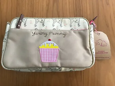 £35 • Buy Pink Lining Mini Yummy Mummy - Sam The Dalamtian Cream Nappy Bag