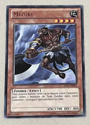 Mezuki (RED) (FRENCH) DL17-EN005 DL17-FR005 Duelist League 17 Promo Yugioh • $9