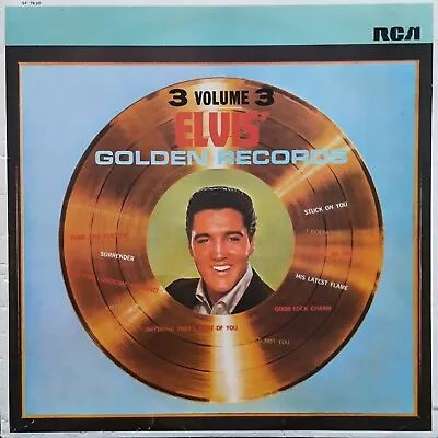 Elvis Presley - Elvis' Golden Records 3 Volume 3 Lp Rca 1977 • $12.43