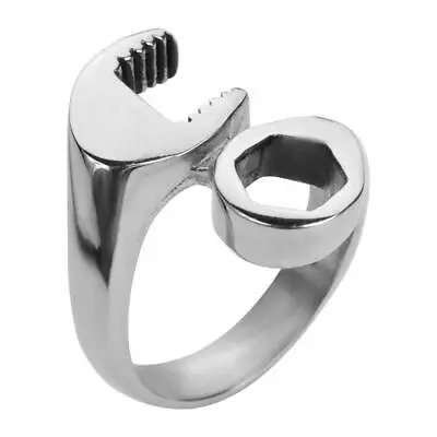 Men's Stainless Steel Mechanic's Wrench Ring 32 • $19.35