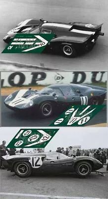 Decals Lola T70 MkIII Le Mans 1967 Test 1:32 1:24 1:43 1:18 64 87 Slot Decals • $8.47