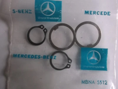 $5 • Buy NOS 1958 Mercedes Benz Ponton Clips Retainers  MBNA 5512 220S 220SE Cabriolet 58
