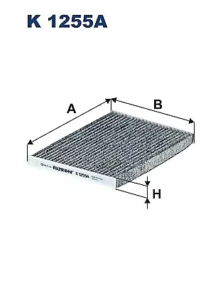 K 1255A FILTRON Filter Interior Air For NISSANNISSAN (DFAC) • £17.54