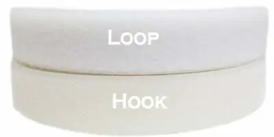 Velcro® Brand 3/4  Wide White Hook And Loop - SEW-ON TYPE - 3 YARDS  - UNCUT • $12.95