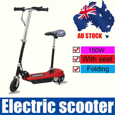 150W Electric Scooter Kids Portable Foldable Commuter Bike E-scooter Red AU • $165