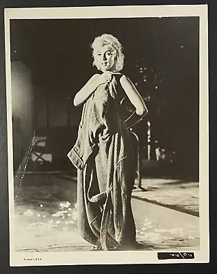 1962 Marilyn Monroe Original Photo Something’s Got To Give Pool Still Bathrobe • $300