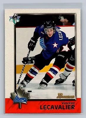 1998-99 Bowman - Vincent LeCavalier  - RC - Rookie - #103 - Rimouski Oceanic • $1.95