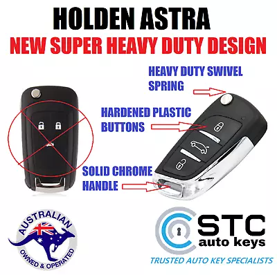 Holden Astra 2010 2011 2012 2013 2014 2015   Car Remote Flip Key Chip Fob  • $58.23