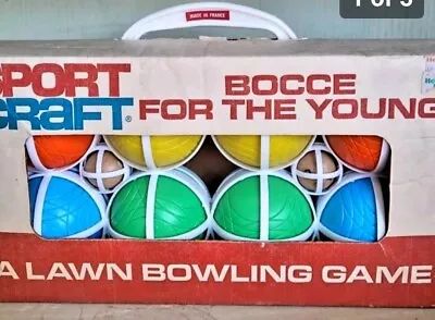 Vintage A Lawn Bowling Sport Craft Game Bocca For The Young • $45