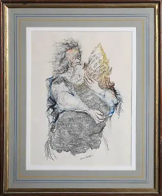 $700 • Buy Seymour Rosenthal, Moses With Tablet, Lithograph, Signed And Numbered In Pencil