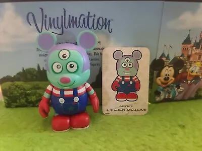 DISNEY Vinylmation 3  Park Set 1 Urban Three Eyed Monster Alien With Card • $14.99