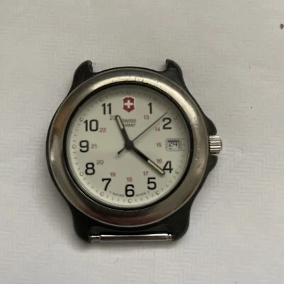 £14.99 • Buy Mens Swiss Army Brand Officers Analog Quartz Watch Needs Strap And New Battery