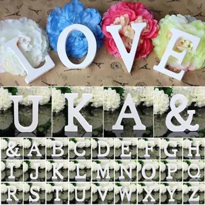 $1.83 • Buy Wood Alphabet Letters Child's Names & Words Wedding Wooden Name Art Craft Decor