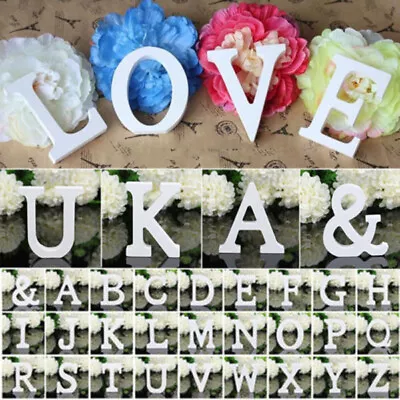 $2.04 • Buy Wood Alphabet Letters Child's Names & Words Wedding Wooden Name Art Craft Decor