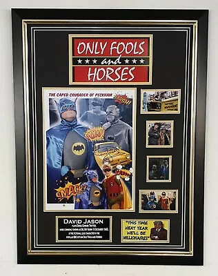 Rare David Jason Only Fools And Horses Signed Photo Autographed Picture Display! • £295