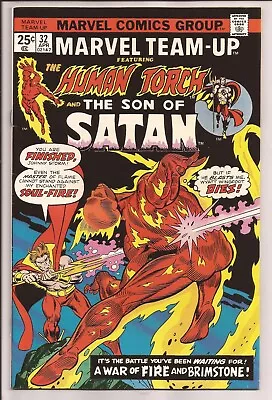 Marvel Team-Up #32 VF- 7.5 Off-White Pages (1972 1st Series) • $16.50