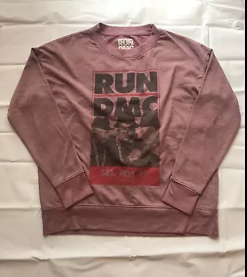 Vintage Run DMC Sweatshirt Small Light Burgundy Color (Sat July 27 ) • $10