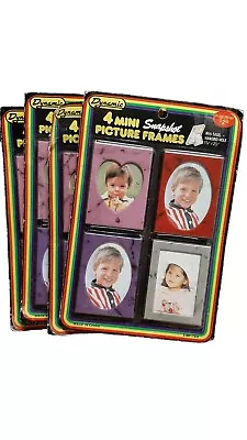 Vintage Lot Dynamic 4 Mini Snapshot Picture Frames Four Each • $4