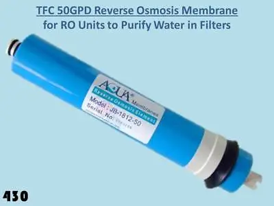 £12.49 • Buy TFC 50GPD Reverse Osmosis Membrane For RO Units To Purify Water In Filters 430