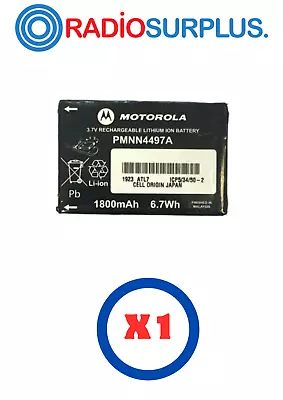 1x Motorola Original PMNN4497A Lithium1800mAh Batt CLS1110 CLS1410 CLS1810T VL50 • $15