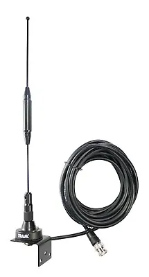 Scanner Trunk/Hole Mount Antenna Kit VHF UHF 800-1000 BNC Connector Tram 1091BNC • $27