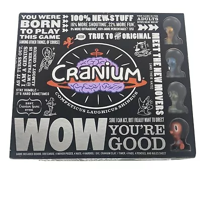 Cranium Board Game Wow Your Good Black Edition Adult 2007 (Hard Clay) • $25.03