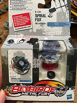£29 • Buy Genuine Rare Beyblade Spiral Fox TR145W2D (Screw Fox) Hasbro Brand New In Box