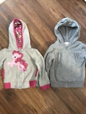 Toddler Girls Hoodie Lot My Little Pony 4T Gray Garanimals • £12.45