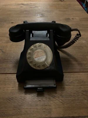 £45 • Buy Bakelite Antique Telephone 164 55 Good Condition Rotary & Tray Vintage