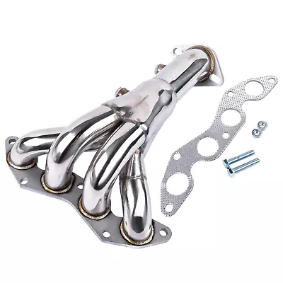 Stainless Exhaust Manifold Header For 2001-2005 Honda Civic Dx/lx D17 1.7 Em2 • $105