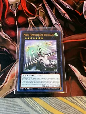 Yugioh Tcg Mecha Phantom Beast Dracossack Mago-en067 Rare 1st Edition  • $3.50