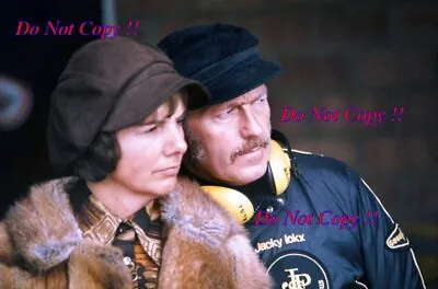 £3.20 • Buy Colin Chapman & Hazel Chapman Lotus Portrait Belgian Grand Prix 1974 Photograph