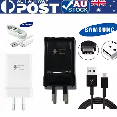 Original Samsung Wall Adapter Fast Charger USB Type-C S8/S9/S10/20/Note8/9/10/11 • $6.50