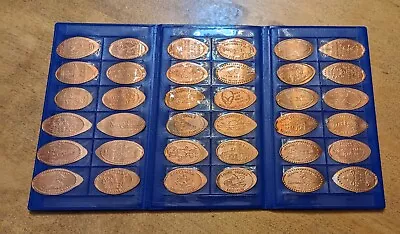 Blue Penny Collector Book With 36 Copper Pressed Pennies • $27.95