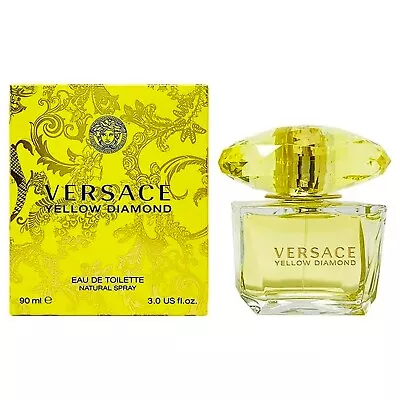 Versace Yellow Diamond Perfume By Versace Women Eau De Toilette Spray 3 Oz EDT • $64.95
