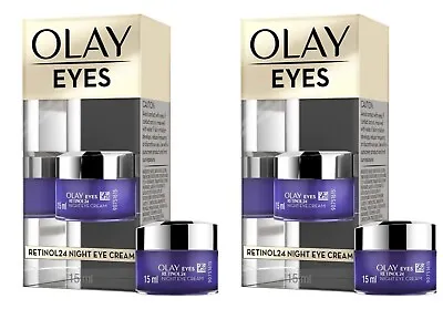$49 • Buy 2 X Olay Eyes Retinol 24 Night Eye Cream 15ml