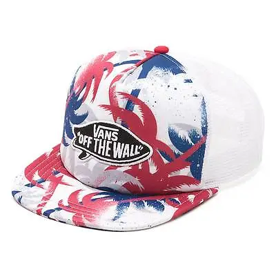 Vans Off The Wall Surf Classic Patch Palm Camo Adjustable Trucker Hat Mens NWT • $19.99