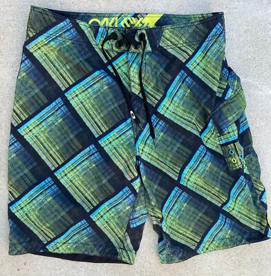 Men's Oakley Multicolor Board Shorts NO SIZE TAG Pocket String Beach Swim Sun  • $18.29