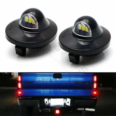 $7.99 • Buy 2Pcs LED License Plate Light Replacement For Ford F150 F250 F350 1990-2014