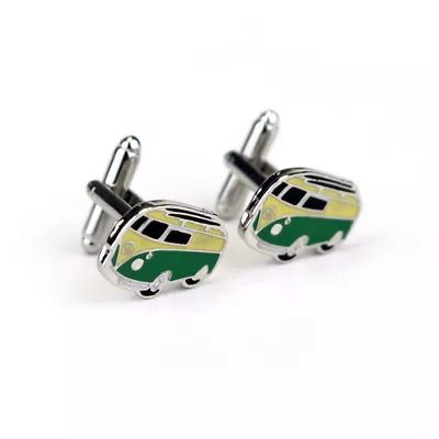 £11.82 • Buy Men’s VW Van Retro Inspired Cuff Links Set, New