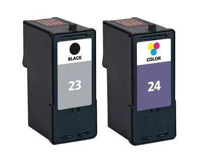 1 X No 23 & 24 Ink Cartridges NonOEM Alternative For Lexmark X3530 X4550 Z1410 • £19.99