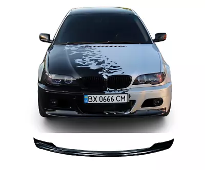 BMW E46 M3 LIP FRONT BUMPER SPLITTER ADDON APRON VALANCE Csl LIP SPOILER • $102.31