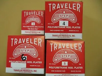 Polyurethane Heel  Plates -Heel Savers Self Adhesive 5 Pairs With Nail Option • $13.50