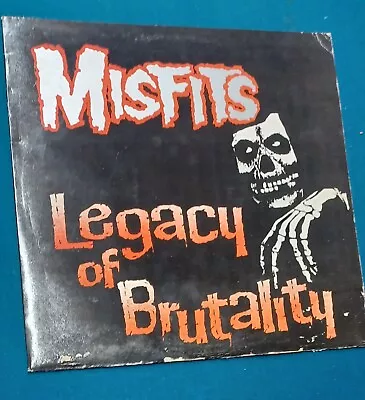 Misfits - Legacy Of Brutality (VG) Vinile LP 33giri Black 1989 Plan9 USA Danzig • $30