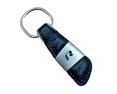 VW Keyring R Line Leather Metal Engraved Keyring Key Chain Volkswagen R Keyring • £5.99