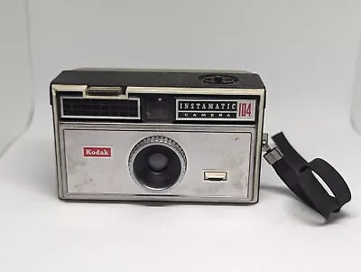 Vintage 1960's Kodak Instamatic 104 Camera W/ Wrist Strap UNTESTED • $5.49