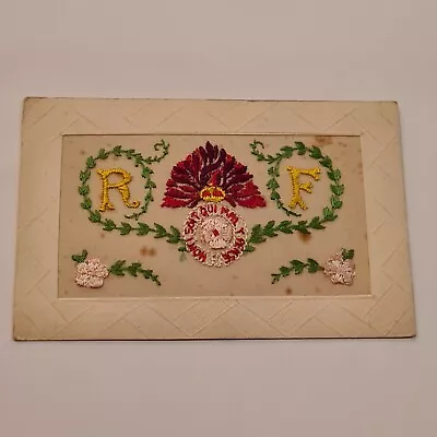 WW1 Royal Fusiliers Silk Embroidered Military Postcard 1917 • £1.99