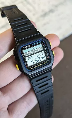 Casio Fish En Time Vintage Digital Watch • $51