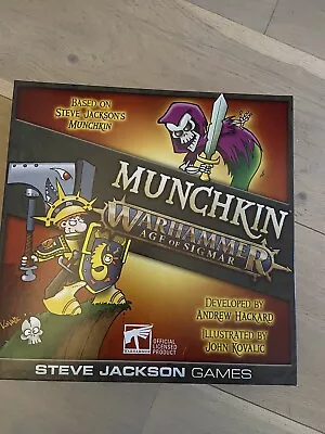 Munchkin Warhammer Age Of Sigmar Boardgame • £10